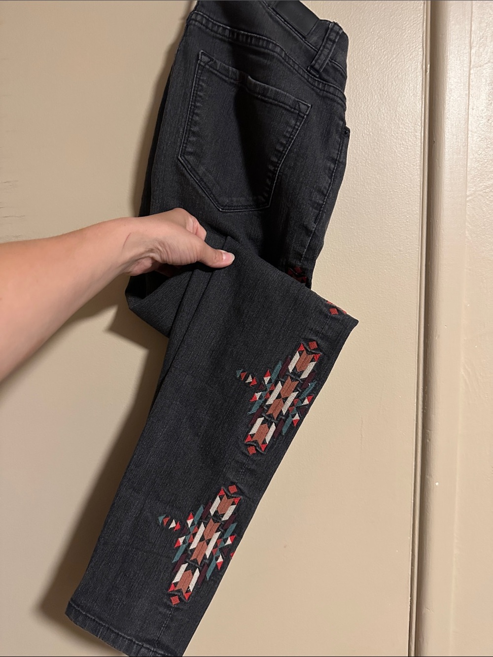 BDG embroidered cigarette pants